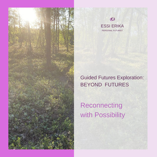 Reconnecting with Possibility, a Beyond Futures Mindset guided futures exploration with Essi Erika, Personal Futurist
